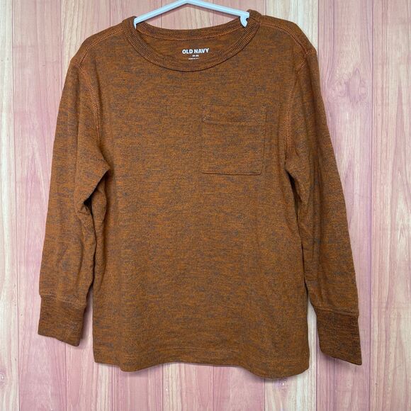 Old Navy Shirt Bundle Long Sleeve Brown Front Pocket Red Bear Size 5 - Picture 2 of 6